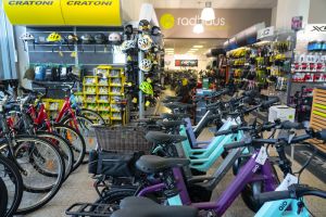 Auf dem Bild sieht man den Fahrradladen der Lebenshilfe Worms