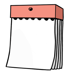 Auf dem Bild sieht man einen Terminkalender.