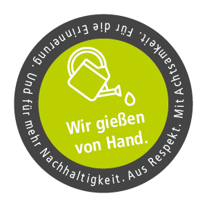 Wir gießen von Hand