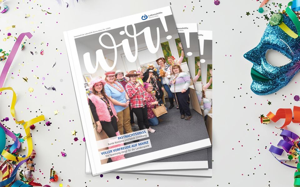 Die erste Wir-Vereinsmagazin Ausgabe im Jahr 2025.